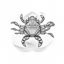 crab rangoon tattoo design idea