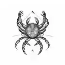 crab rangoon tattoo design idea