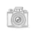 Film camera  tattoo design idea