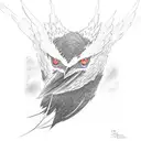 itachi uchiha with crow tattoo design idea