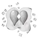 heart with puzzle pieces  tattoo design idea