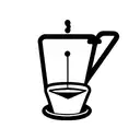 espresso maker tattoo design idea