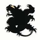 leopard gecko tattoo design idea