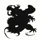 leopard gecko tattoo design idea