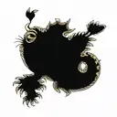 leopard gecko tattoo design idea