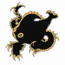 leopard gecko tattoo design idea