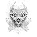 Evelyn tattoo design idea