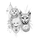 barcelona with messi tattoo design idea