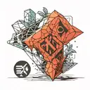 kpop EXO tattoo design idea