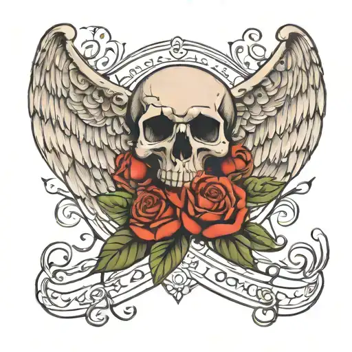 losing loved one tattoo design idea