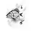 bass  tattoo design idea