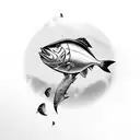 bass  tattoo design idea