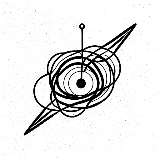neural network, futuristic tattoo design idea