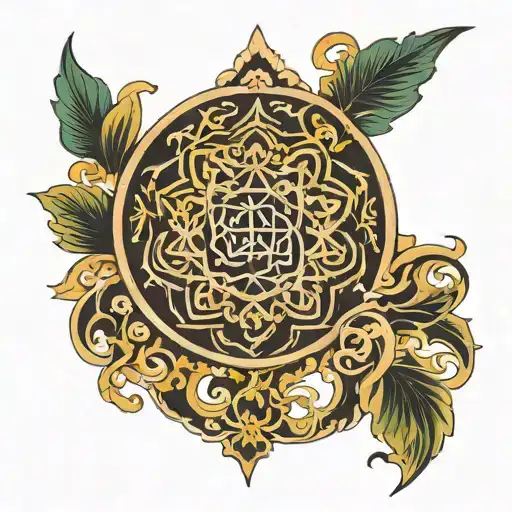 ISLAMIC design of MUSABAQAH tattoo design idea