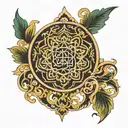 ISLAMIC design of MUSABAQAH tattoo design idea