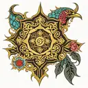 ISLAMIC design of MUSABAQAH tattoo design idea