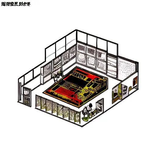 a devil shoveling in a hot machine room tattoo design idea