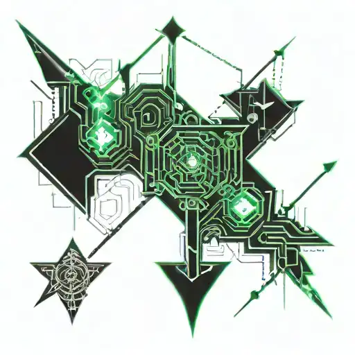 Requiem arrow jojo bizzare adventure tattoo design idea