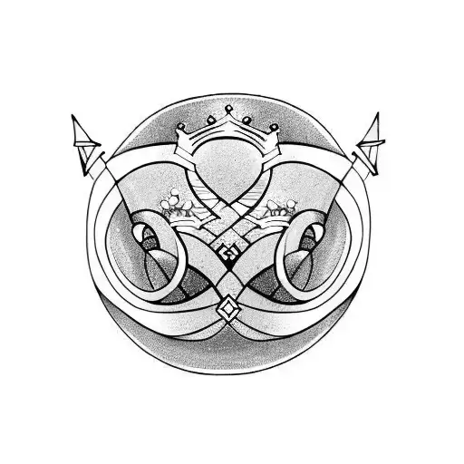 Queen's Crown tattoo design idea