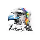 condor, mascara de diablo huma y volvan cotopaxi tattoo design idea