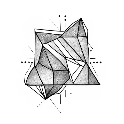 easy Triangle  tattoo design idea