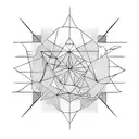 Triangle tattoo design idea