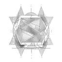 Triangle tattoo design idea