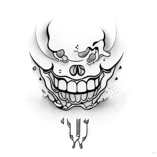 Gluttony tattoo design idea
