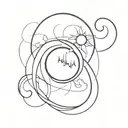 darkness transitioning into light tattoo design idea