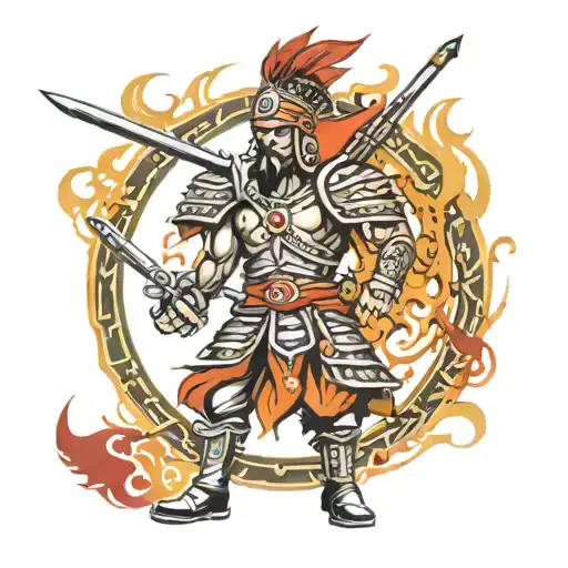 Turkish warrior Galatasaray tattoo design idea