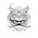  baco exu do blues tattoo design idea