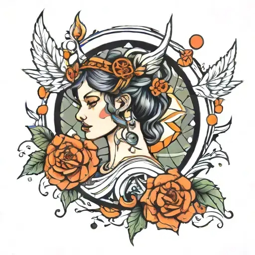 artemis tattoo design idea