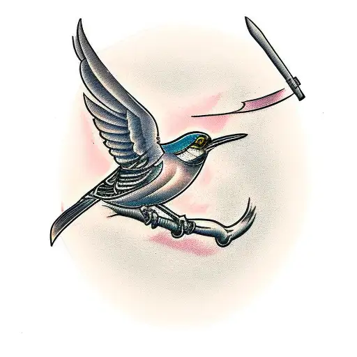 mockingbird tattoo design idea