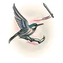 mockingbird tattoo design idea