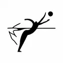 volleyball and crayon tattoo design idea