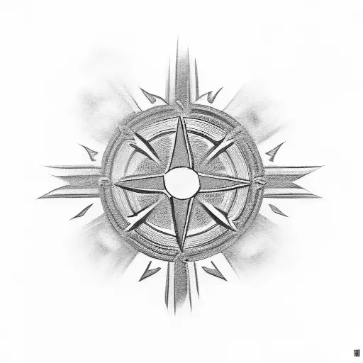 maltese cross tattoo design idea