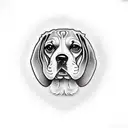 Beagle tattoo design idea