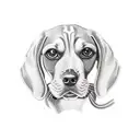 Beagle tattoo design idea