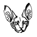 sphynx tattoo design idea