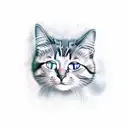 Schrodinger's cat tattoo design idea