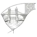 amsterdam bridge spanning across tattoo design idea