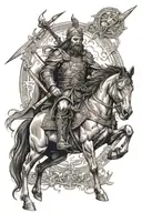 Attila the hun tattoo design idea