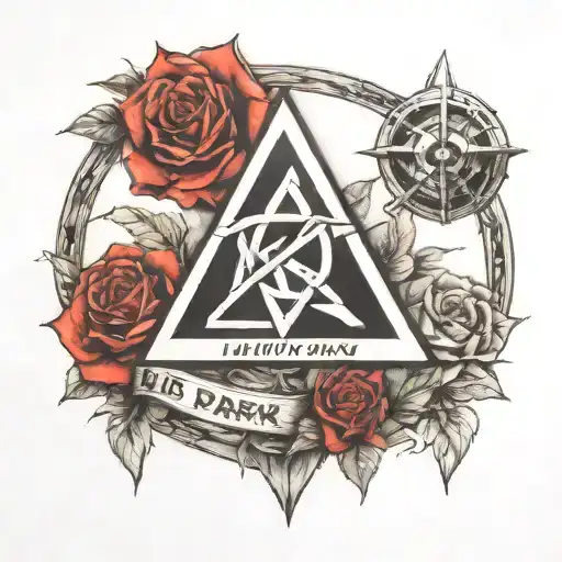 linkin park fan tattoo design idea