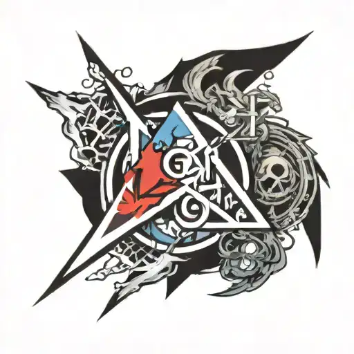 linkin park fan tattoo design idea