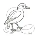 pato tattoo design idea