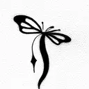 A small but meaningful tattoo in memory of my dad. I was his darling daughter. tattoo design idea