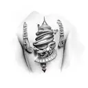 bankroll  tattoo design idea