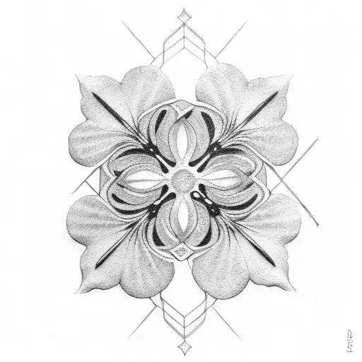 Clover tattoo design idea