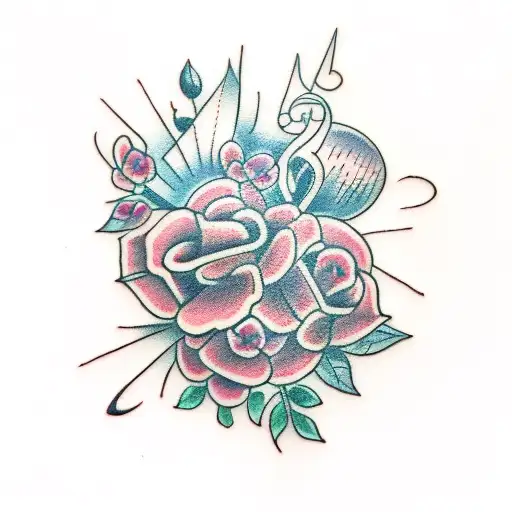 Clover tattoo design idea