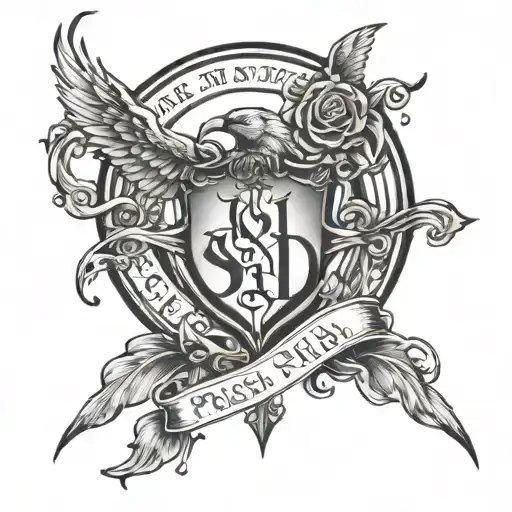 psalm 23:4 bold written tattoo design idea